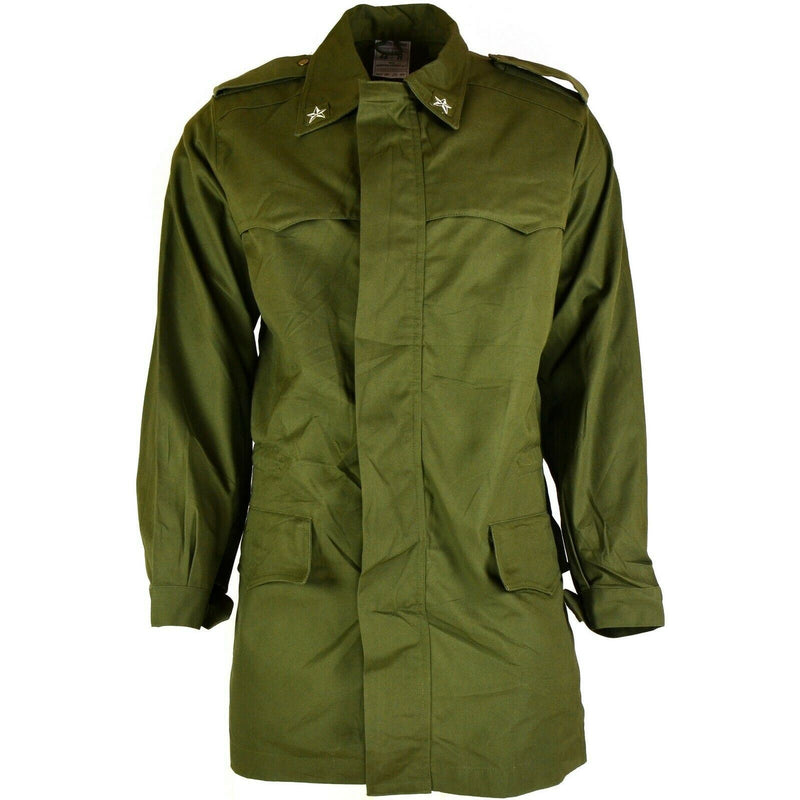 Original Italian army olive green parka military jacket BDU surplus issue coat