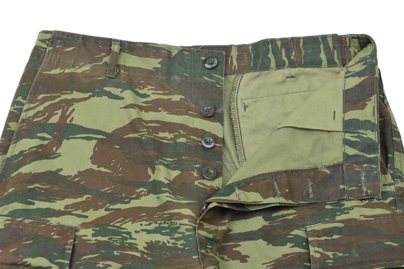 Original Greek army BDU pants lizard camouflage Greece military surplus trousers