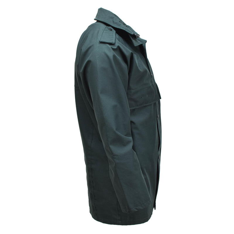 Original British Police uniform anorak waterproof parka raincoat unlined green