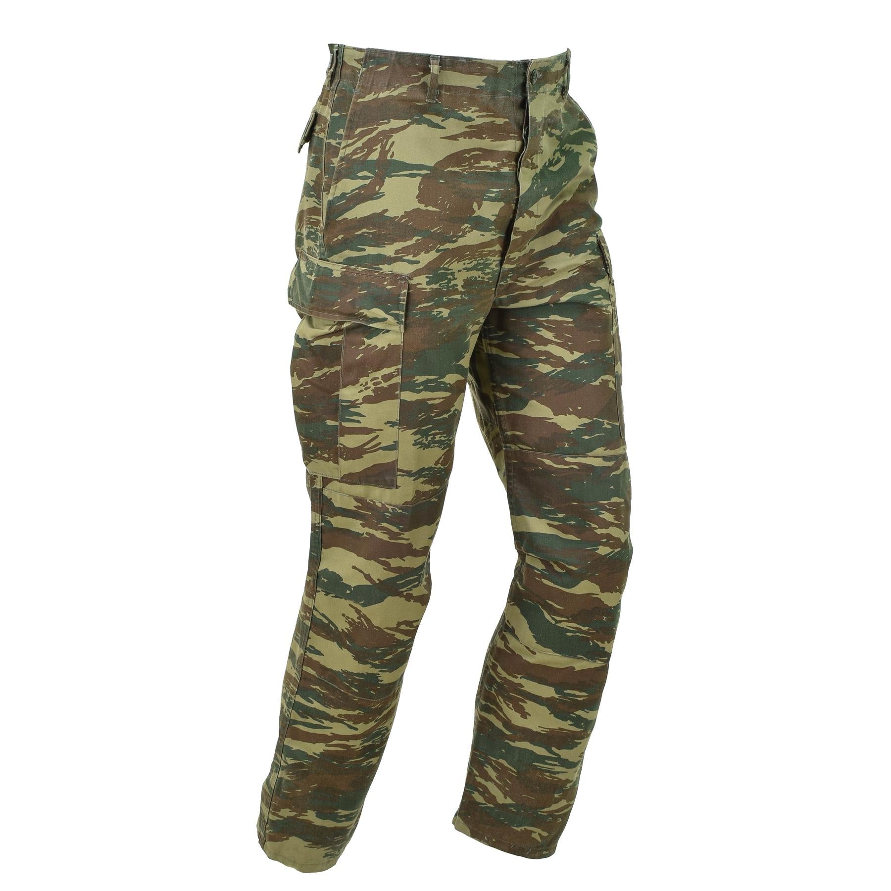 Original Greek army BDU pants lizard camouflage Greece military surplu ...