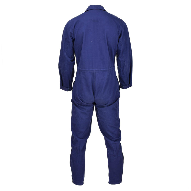 Original Germany Military coverall navy work uniform army blue workwear jumpsuit