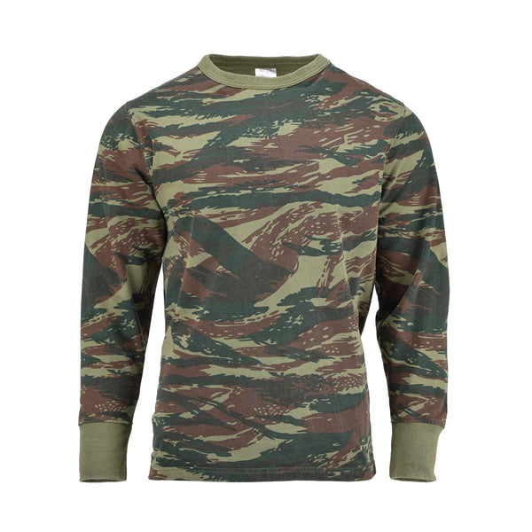 Original Greek army sweatshirt Greece military sportswear shirts lizard camo