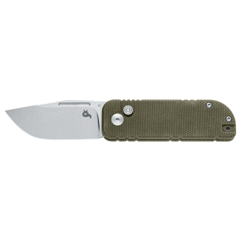 Fox Knives NU-BOWIE BF-758 MI Folding Pocket Knife Stainless Steel D2 Blade