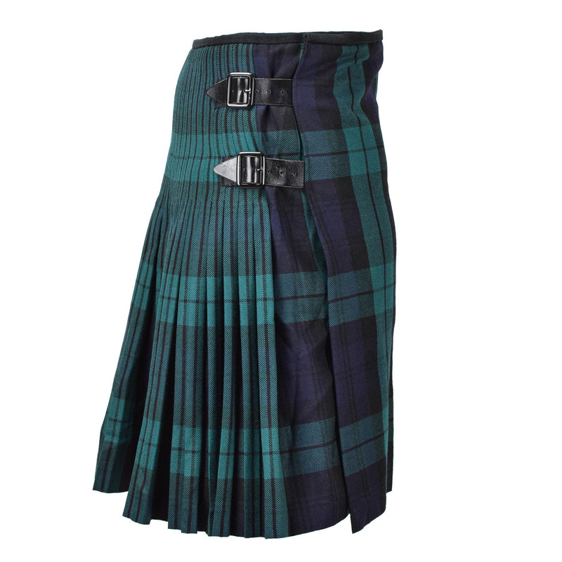 Original Scottish army wool kilt tartan royal regiment military pleated uniform