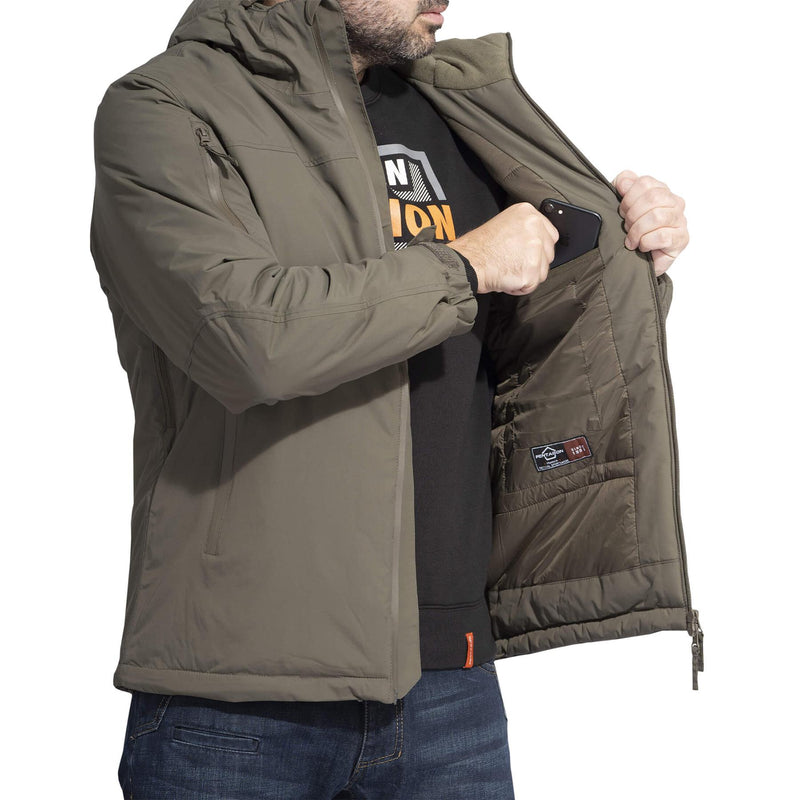 PENTAGON Hoplite Parka army warm winter jacket water repellent hooded Black