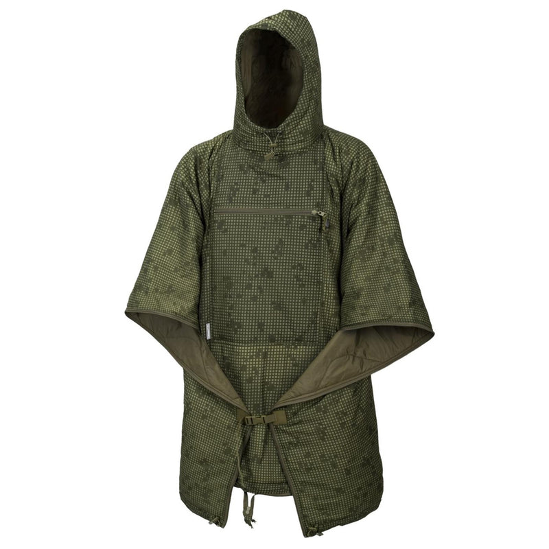 Poncho roulé Helikon-Tex Swagman avec capuche et protection contre la pluie légère pour hamac