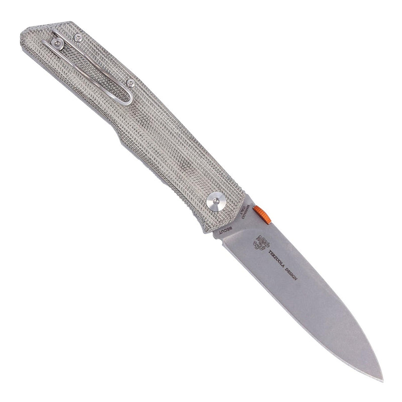 Fox Knives THE SICILIAN folding knife 59HRC BECUT stainless steel micarta handle