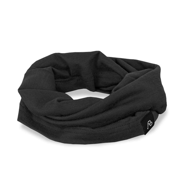 Blochl Brand Military style multifunctional merino neck scarf bandana black NEW