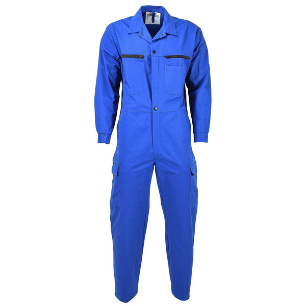 Genuine Dutch Army Coverall Jumpsuit Blue Boilersuit Protective Work Gear NEW