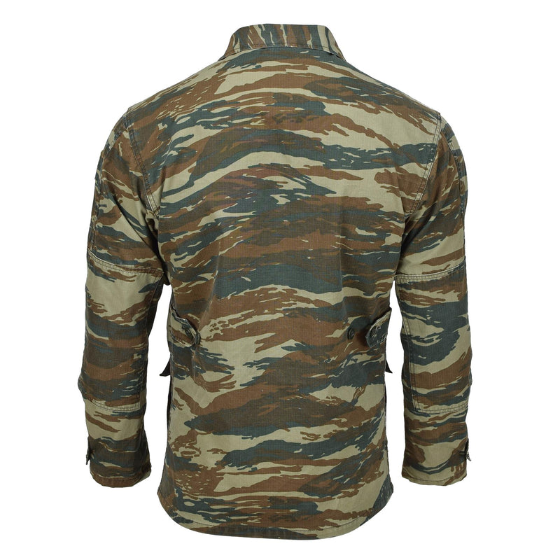 Original Greek military field BDU jacket lizard camouflage Greece army shirts