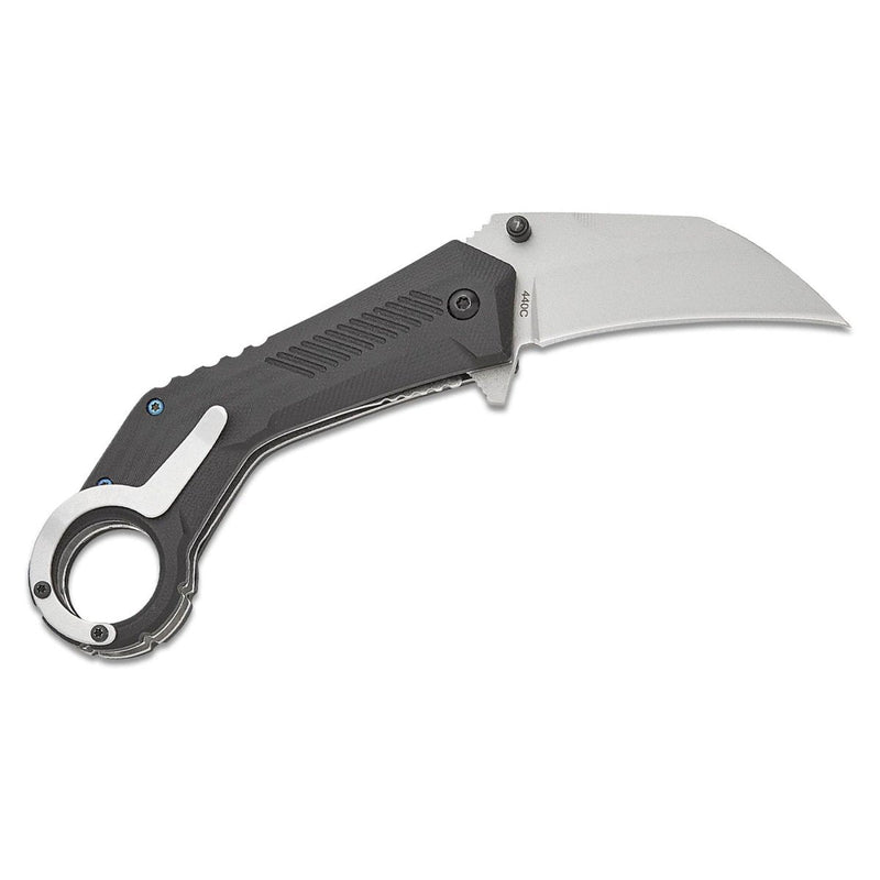 Boker Magnum Velcon tactical pocket knife Hawkbill 440C Steel blade G10 Handle