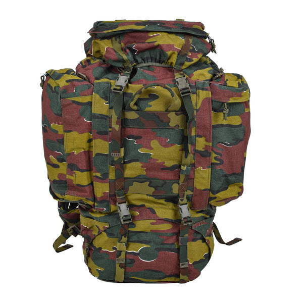 Original Belgian military 120L tactical backpack jigsaw camo waterproof bag NEW