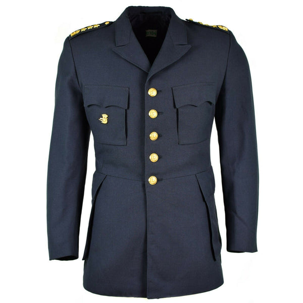 Genuine Swedish army infantry blue parade uniform Sweden military dress jacket