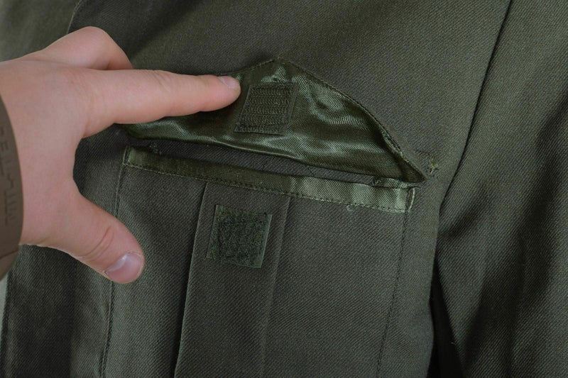 Genuine Greek army Field Ike jacket gabardine wool blaze Khaki military NEW