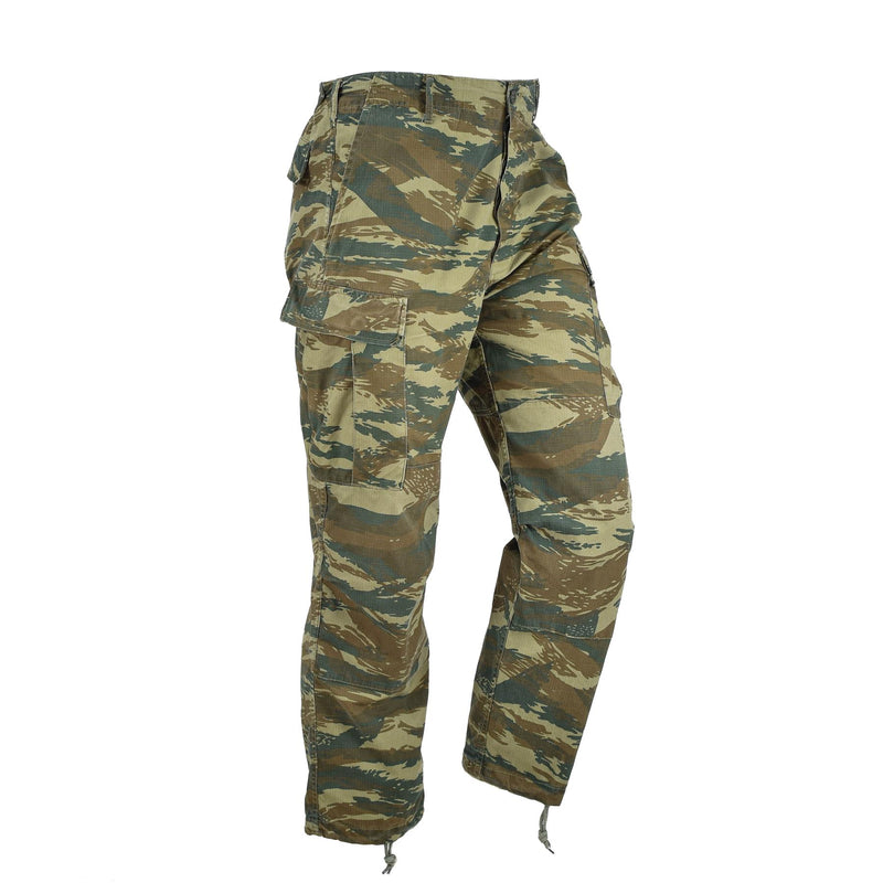 Greece military pants Genuine Greek army BDU pants lizard camo ripstop ...
