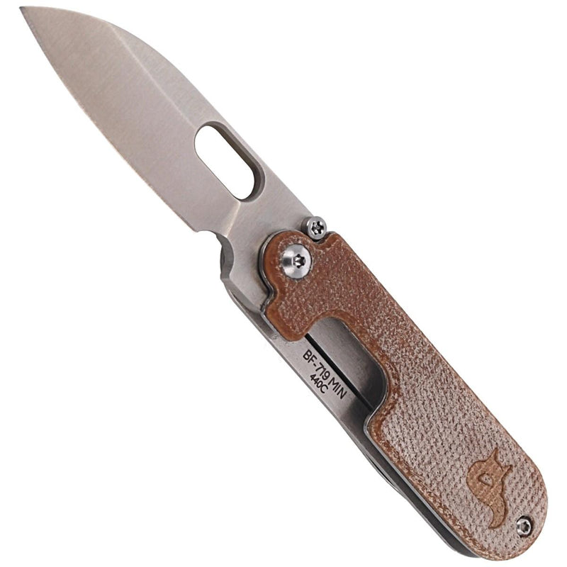 Fox Knives BEAN GEN2 folding pocket knife Micarta handle stainless steel 440C