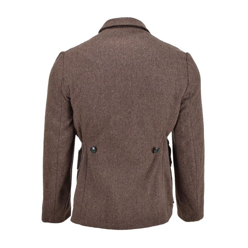 Original Bulgarian Military classic jacket wool winter brown warm windproof NEW