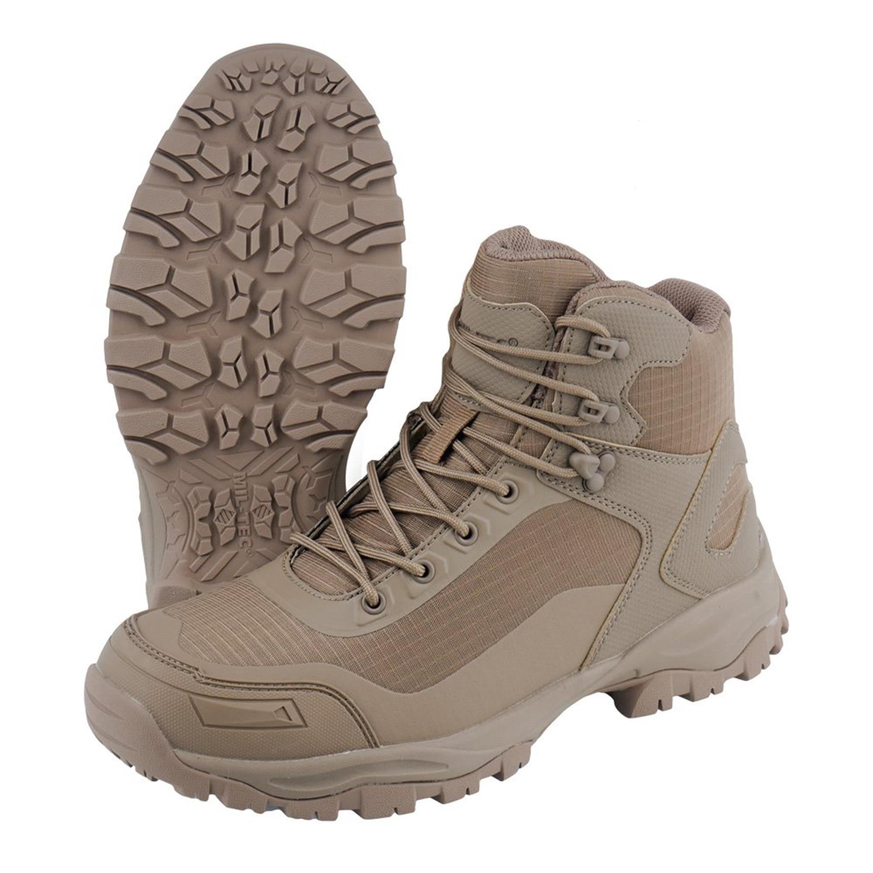 MIL-TEC active hiking boots tactical lightweight durable nonslip coyot ...