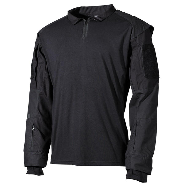 MFH Brand U.S. Military style combat shirts tactical black long sleeves BDU NEW