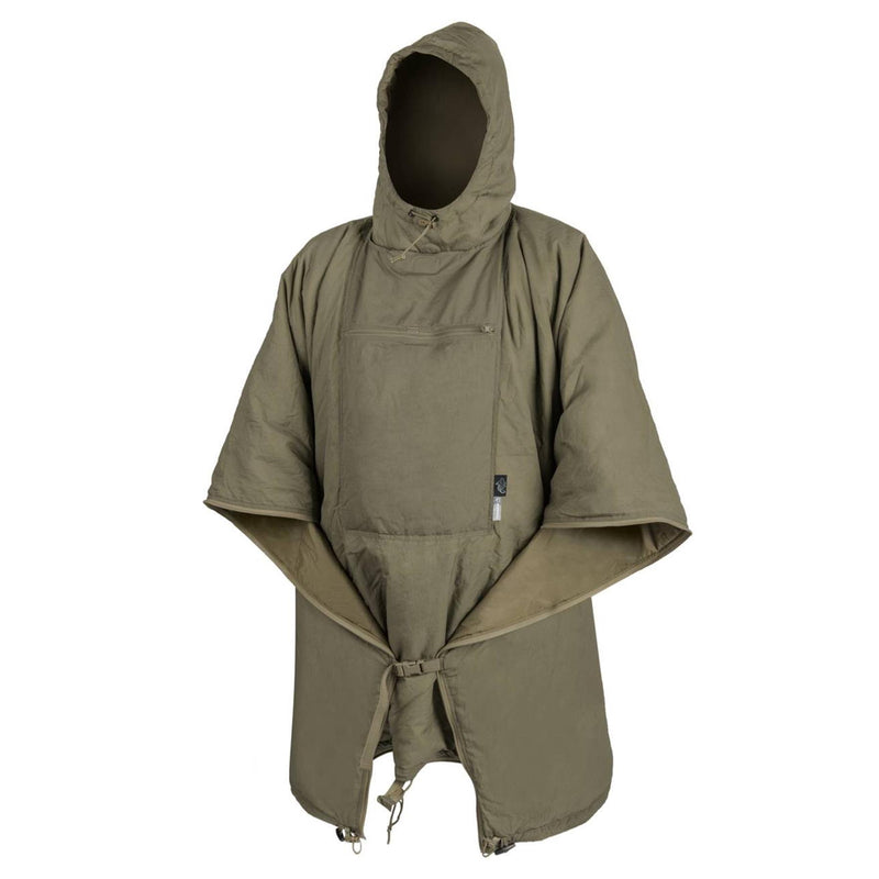 Poncho roulé Helikon-Tex Swagman avec capuche et protection contre la pluie légère pour hamac