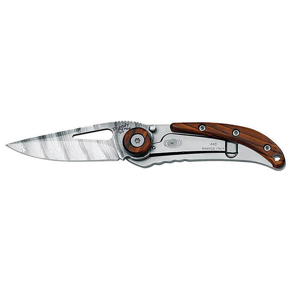 Fox Knives Brand Italy Trendy folding knife damascus steel RWL34+PMC27