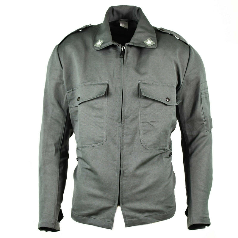 Original Italian army grey jacket Air Force military BDU surplus issue shirt NEW