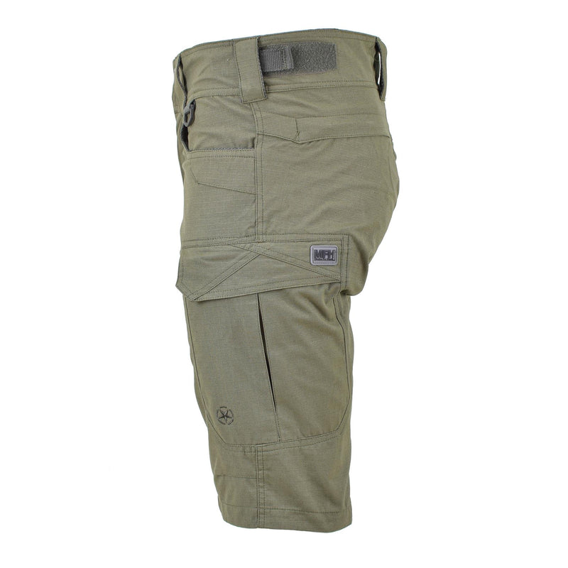 MFH Brand Military style shorts bermuda sturdy cotton ripstop olive uniform NEW