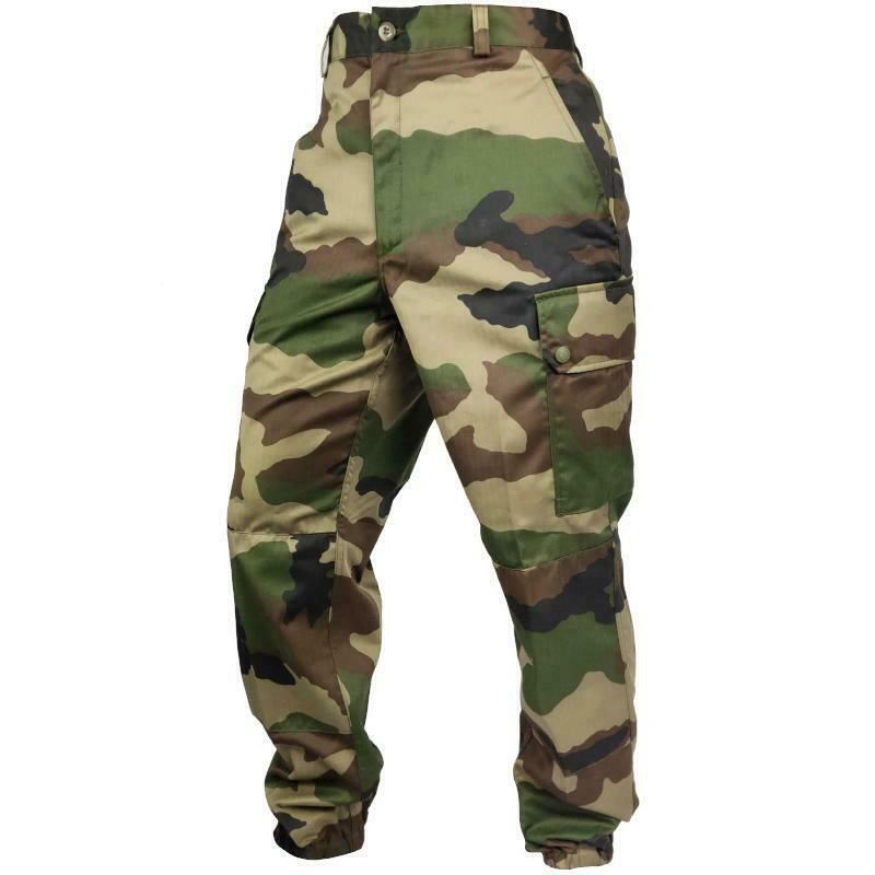 Genuine French army combat pants military CCE camo T2 trousers France NEW