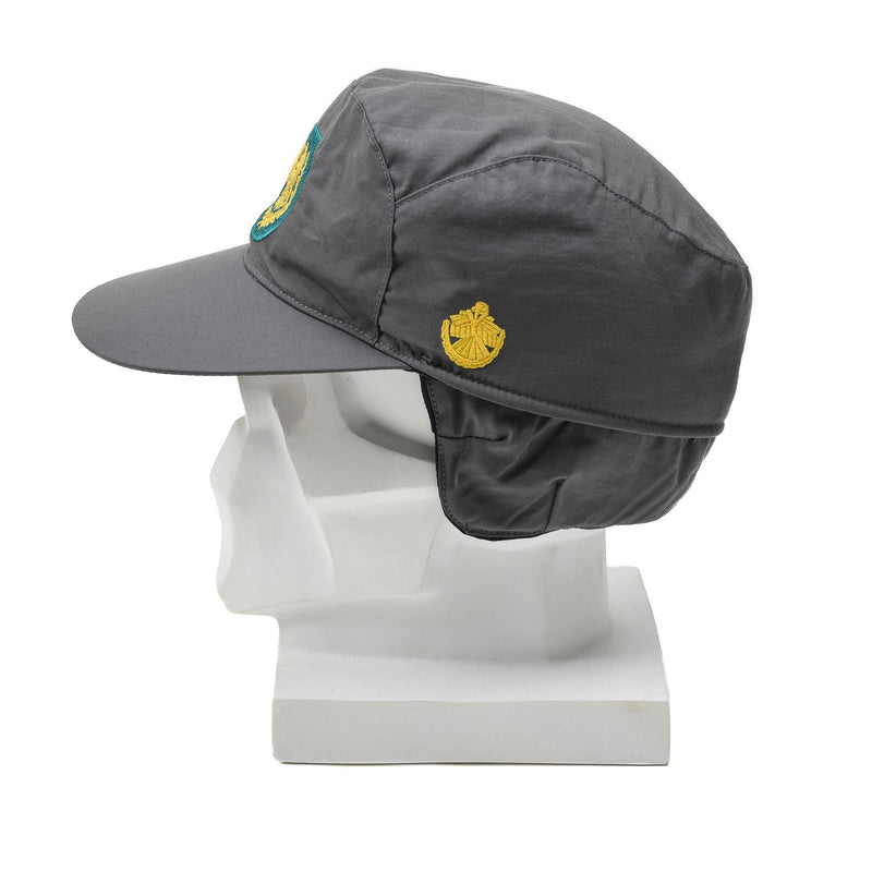 gray color austrian miltiary surplus cap