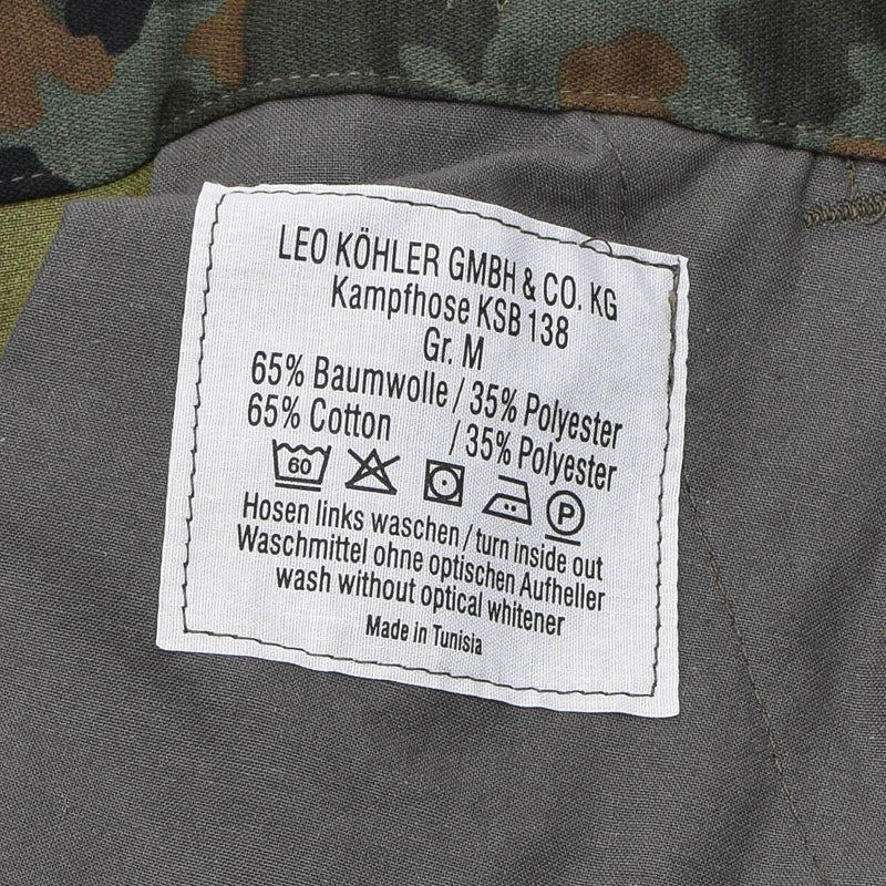 Leo Kohler KBS Flecktarn camo taktische Hose Ripstop Hose Truppen Kampf