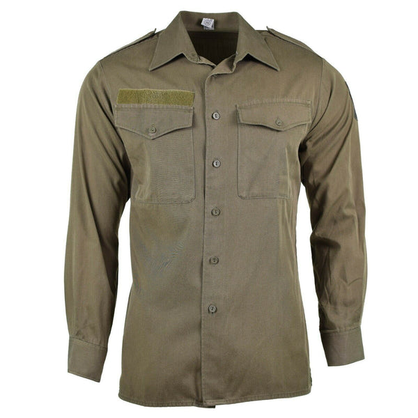 Genuine Austrian army shirt M65 O.D Military combat long sleeve Olive BDU