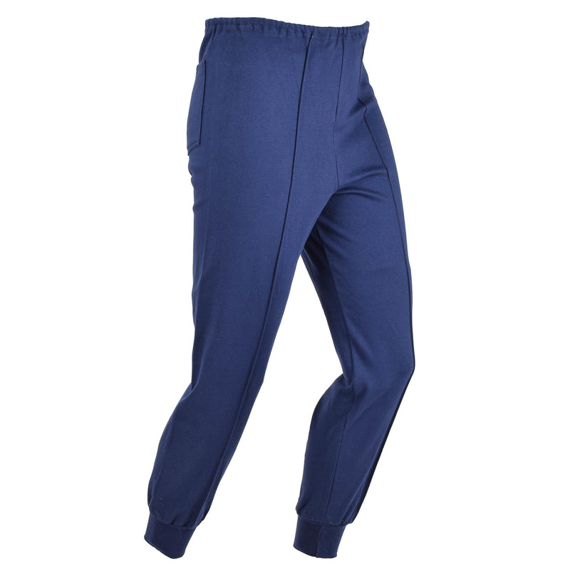 Original Italian Air Force sport blue sweatpants activewear vintage trousers NEW