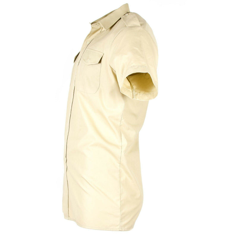 Original British army Khaki shirts military surplus issue uniform short sleeves