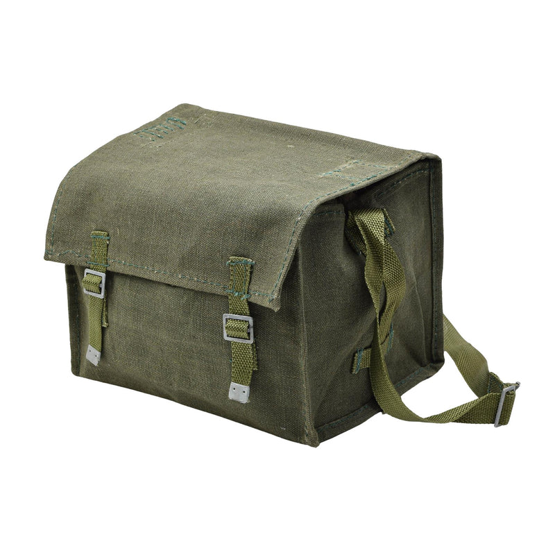 Original Polish Army Shoulder Vintage Olive Green Haversack Retro Bread Bag NEW