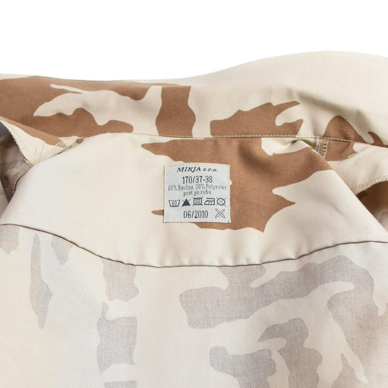 Genuine Czech army shirt Desert camouflage 95 field uniform military surplus NEW