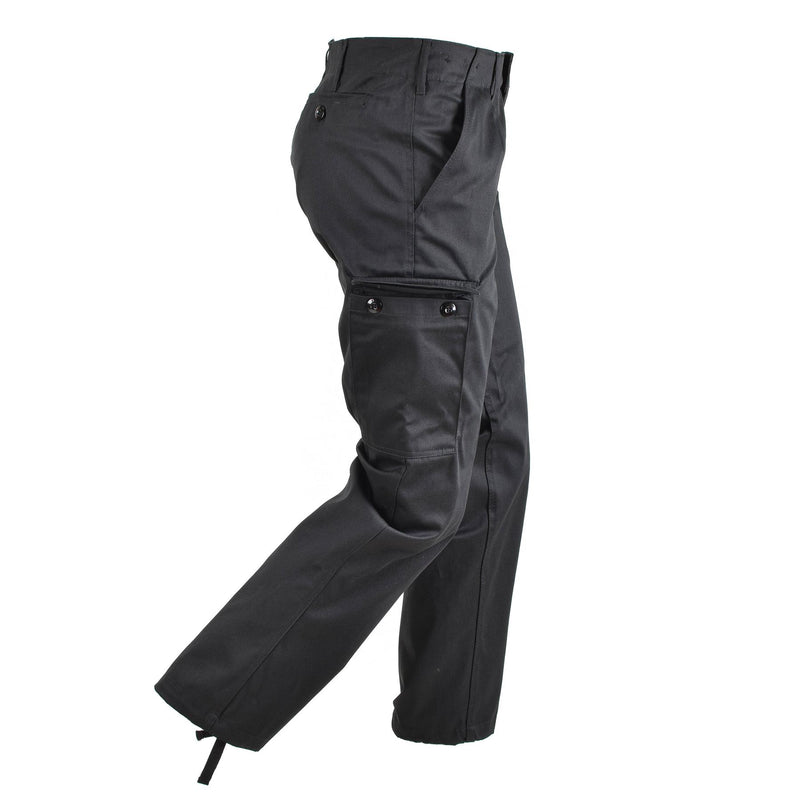 German Military style moleskin pants durable black combat uniform trousers NEW