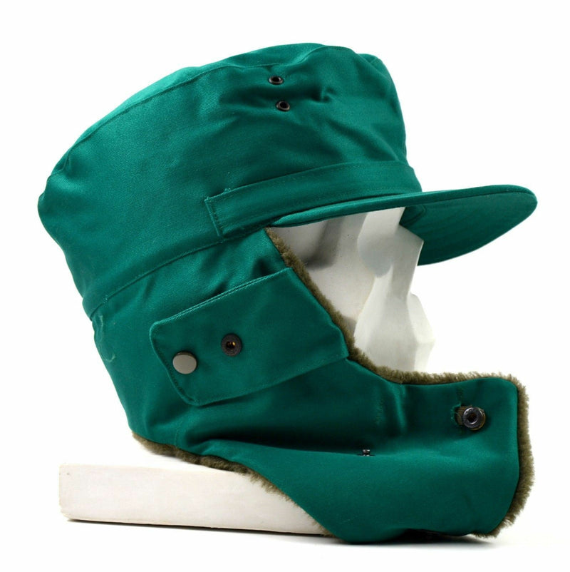 Kepurė su snapeliu žieminė originali Austrijos kariuomenės žalia Nauja