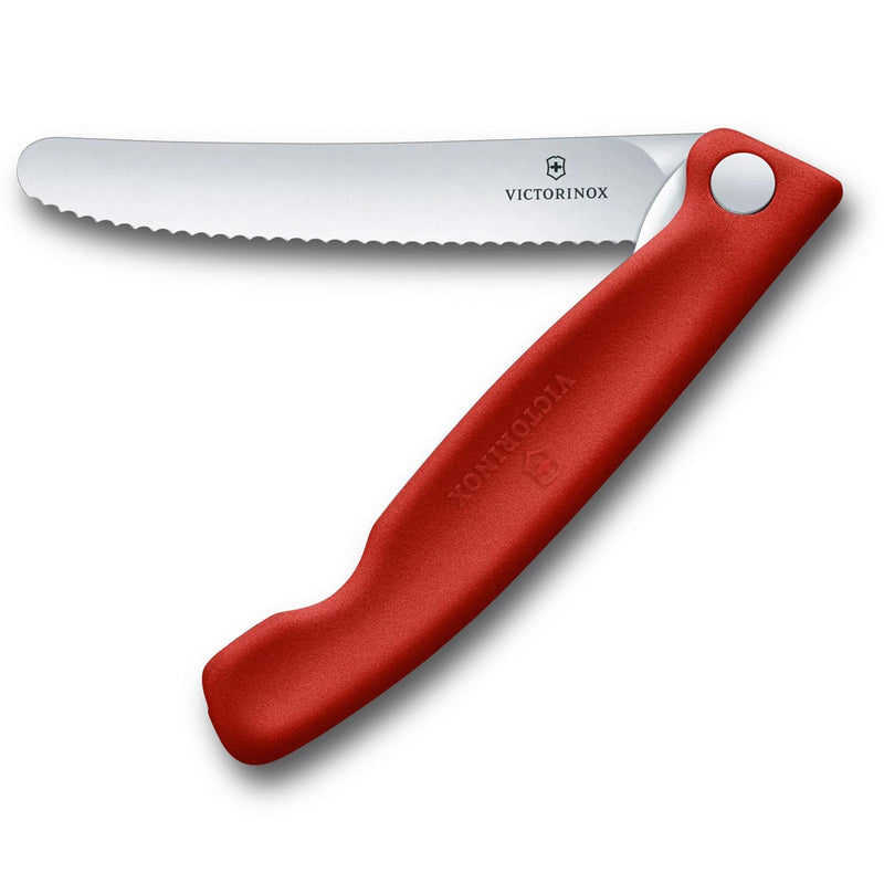 Victorinox Swiss Classic Folding Paring Knife Stainless Steel Blade Red