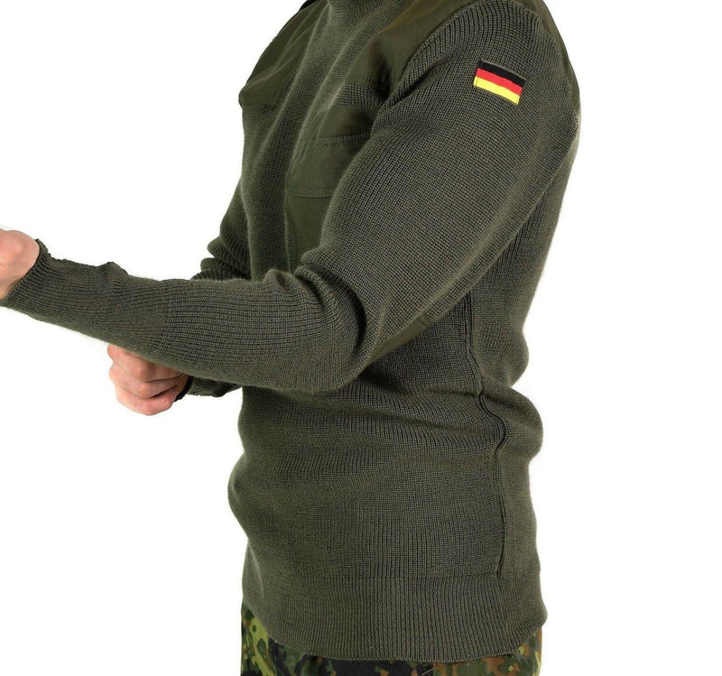 Megztinis su antsiuvais originalus Vokietijos kariuomenės žalia Nauja