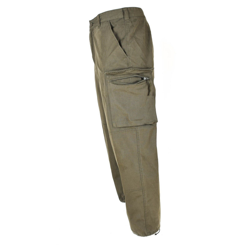 Genuine Austrian army pants Rip stop OD Military combat field Trousers Olive BDU