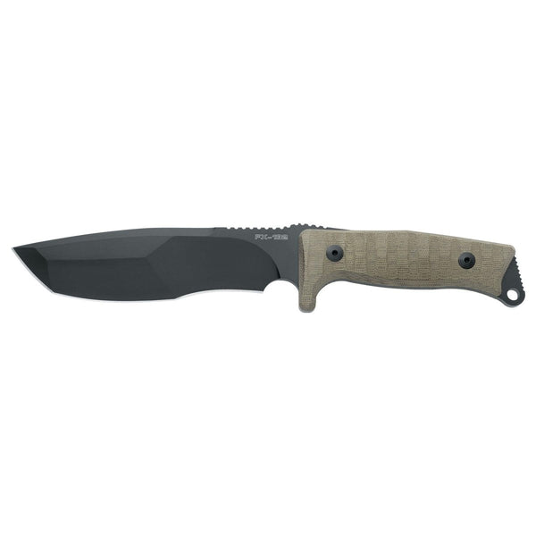 FoxKnives FX-132 MGT Trapper fixed tactical knife field tanto N690Co black blade