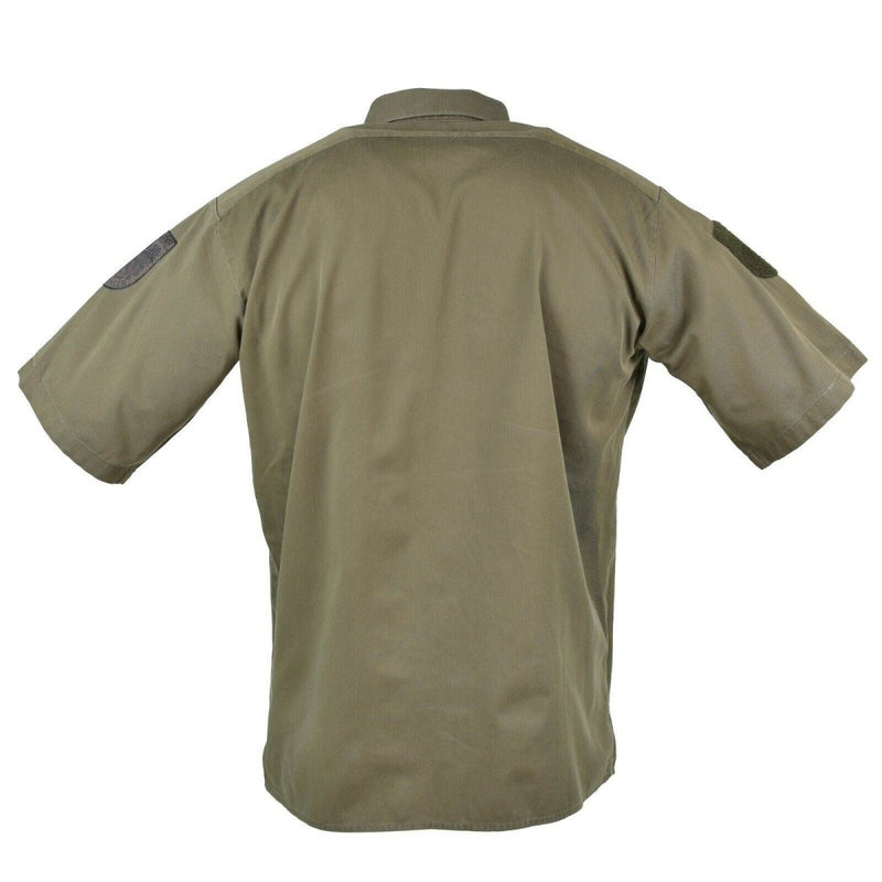 Genuine Austrian army shirt M65 O.D Military combat Short sleeve vintage shirts