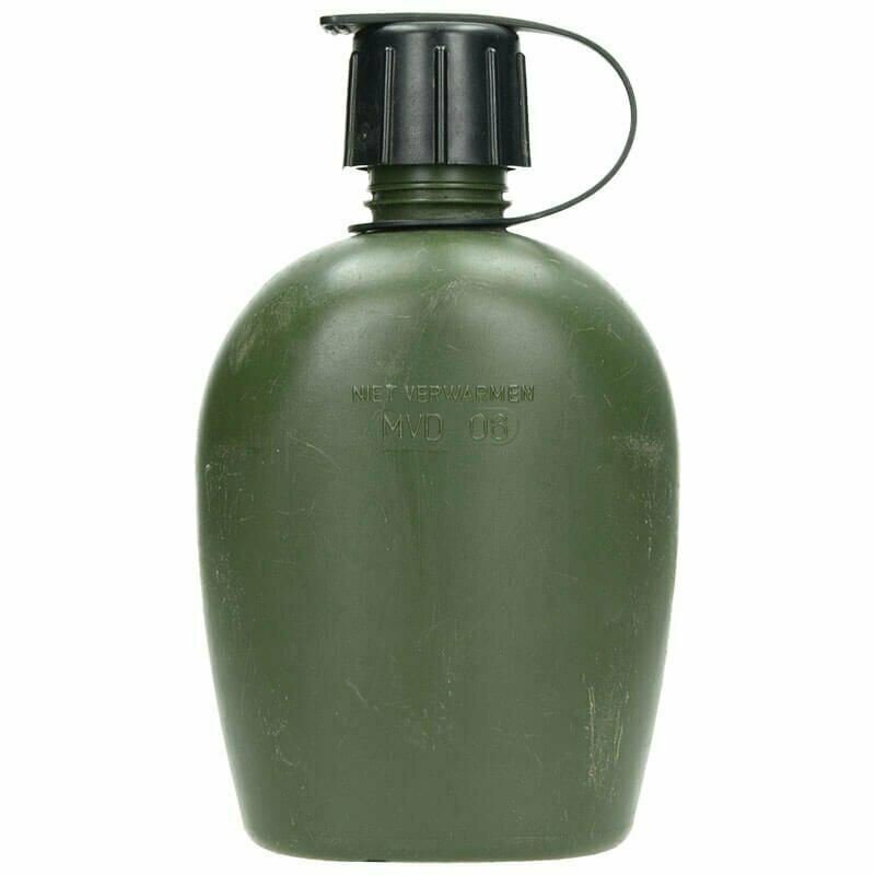 Genuine Dutch Army flask from plastic 950ml set