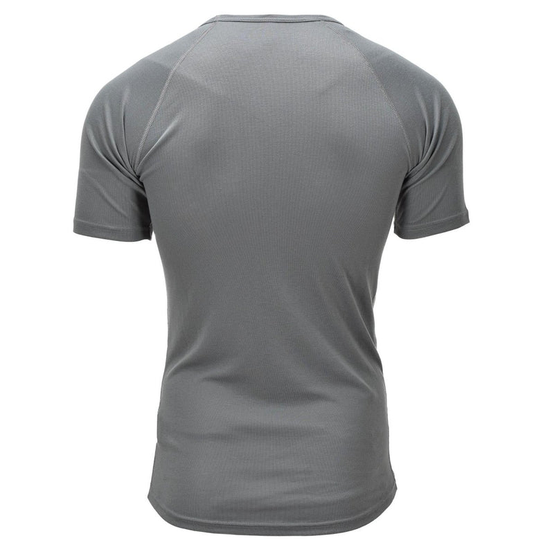 Genuine Dutch Army T-Shirt Slim Fit Short Sleeve Breathable Lightweight Gray