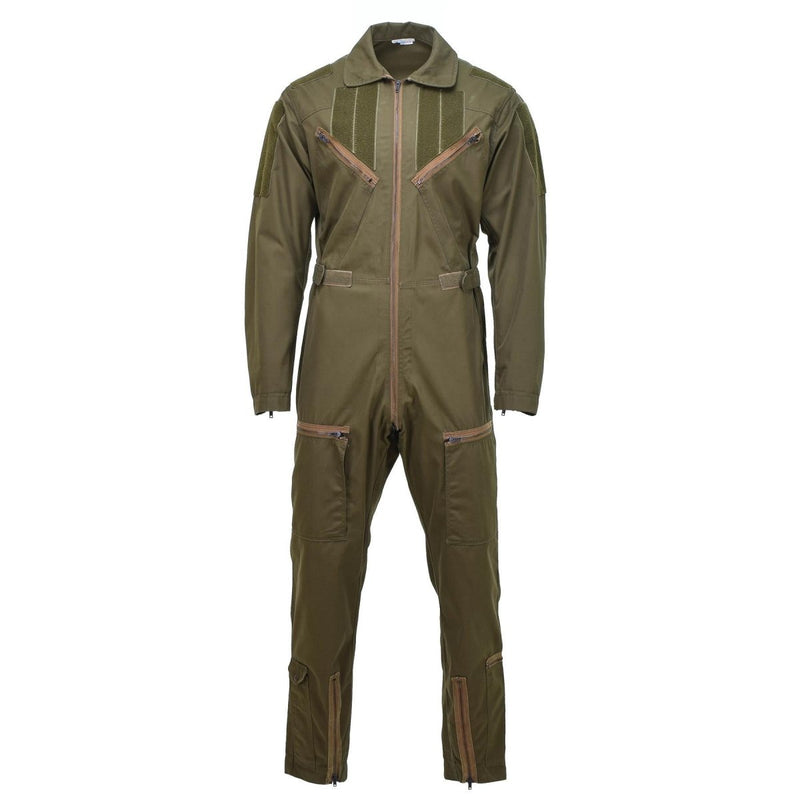 Genuine Italian aircrew flight coverall military suit mechanic olive jumpsuit