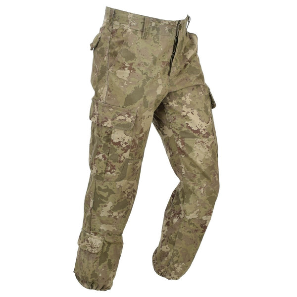 Genuine Turkish Military AG18 Field Pants RipStop Elasticated Ankles M2021 Camo