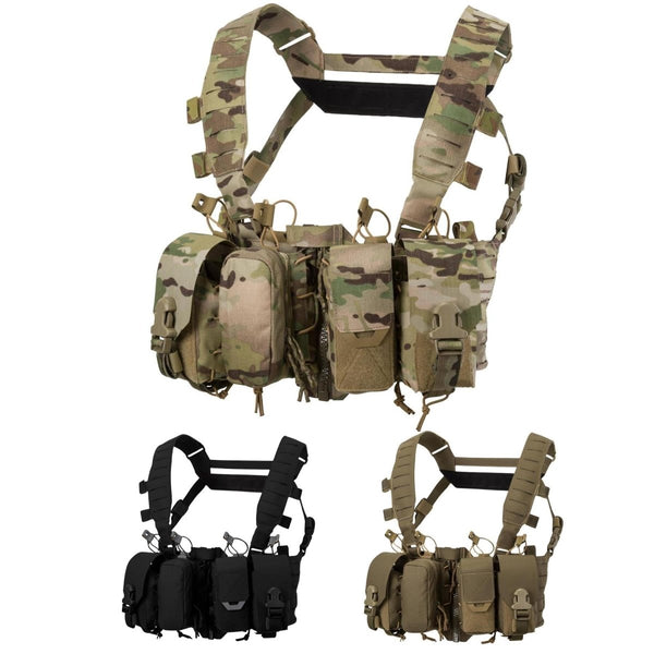 Helikon-Tex Hurricane hybrid chest rig cordura vest shooting tactical military integrated adjustable magazine pouches