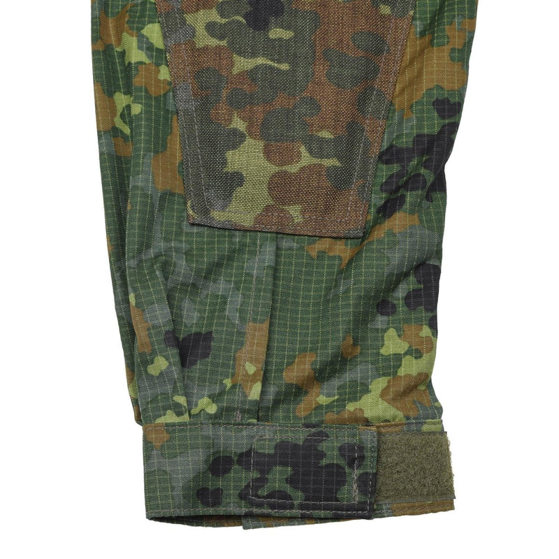 Leo Kohler military ripstop smock jacket flecktarn camouflage tactical cordura adjustable cuffs