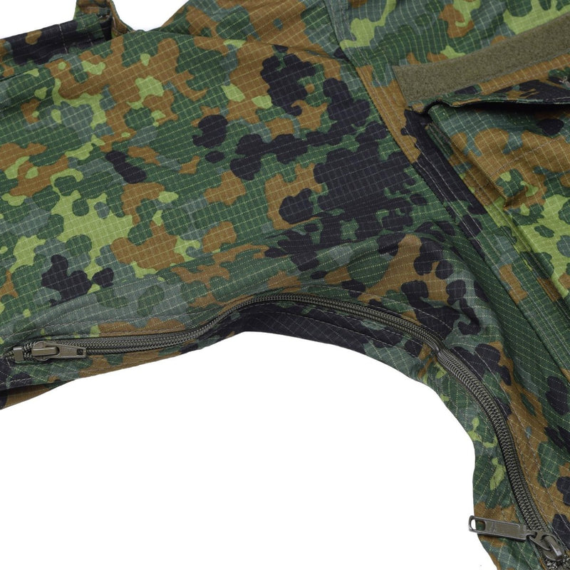 Leo Kohler military ripstop smock jacket flecktarn camouflage tactical cordura ventilation elbows