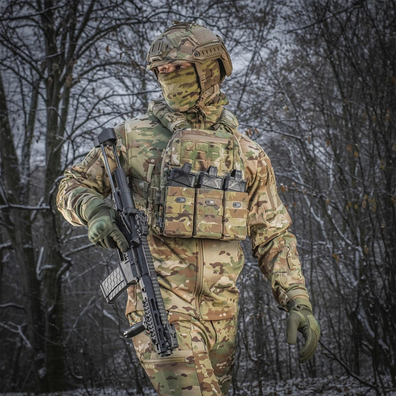 M-TAC Military Plate Carrier Vest tactical quick-release mag pouches Multicamo